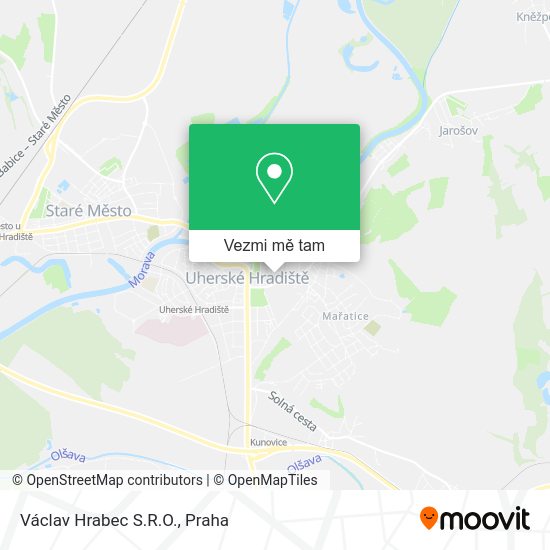 Václav Hrabec S.R.O. mapa