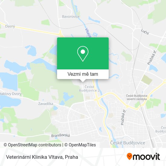 Veterinární Klinika Vltava mapa