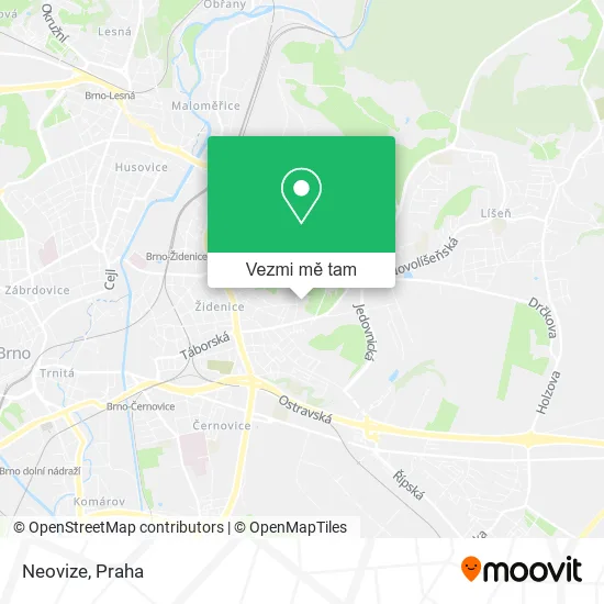 Neovize mapa