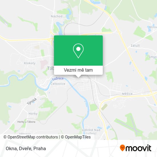 Okna, Dveře mapa