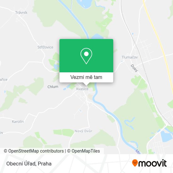 Obecní Úřad mapa