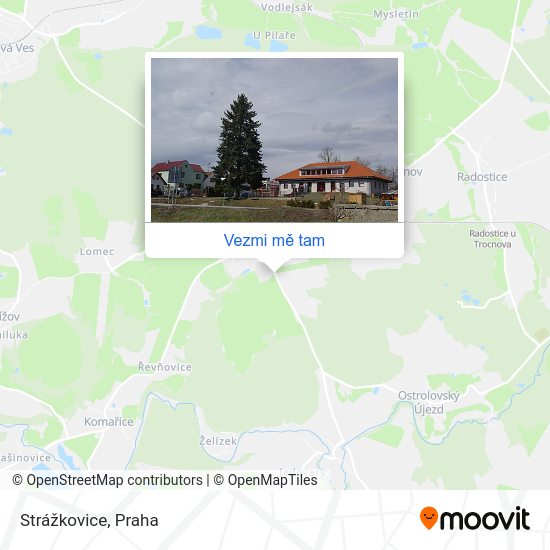Strážkovice mapa