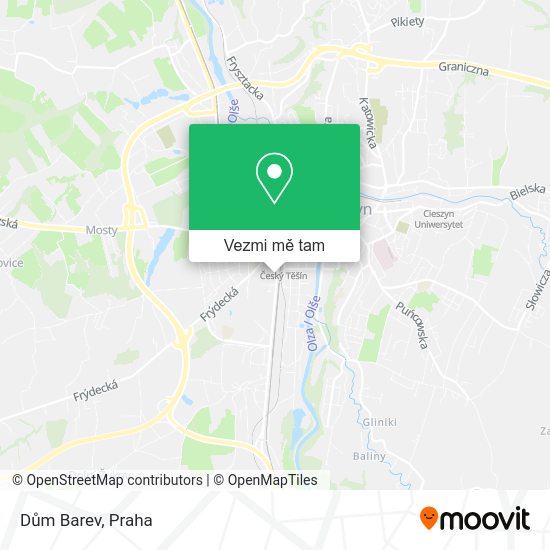 Dům Barev mapa