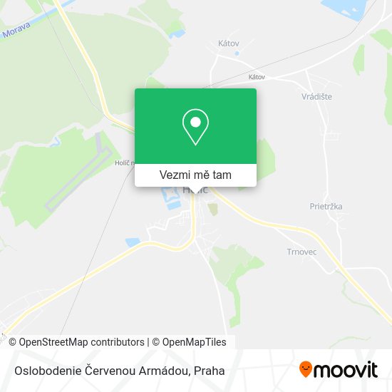 Oslobodenie Červenou Armádou mapa