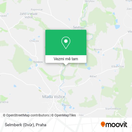 Šelmberk (Dvůr) mapa
