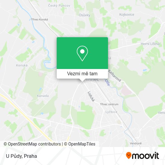 U Půdy mapa