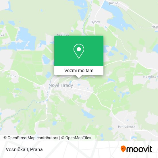 Vesnička I mapa