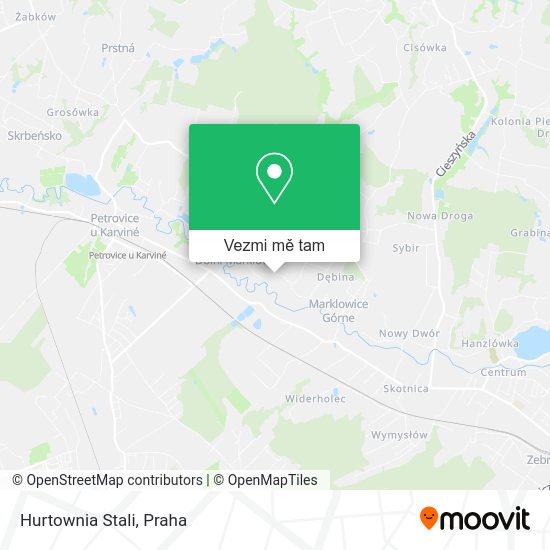 Hurtownia Stali mapa