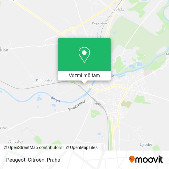 Peugeot, Citroën mapa