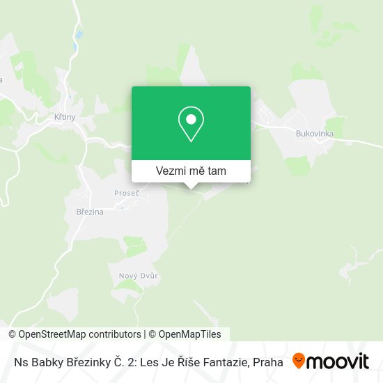Ns Babky Březinky Č. 2: Les Je Říše Fantazie mapa