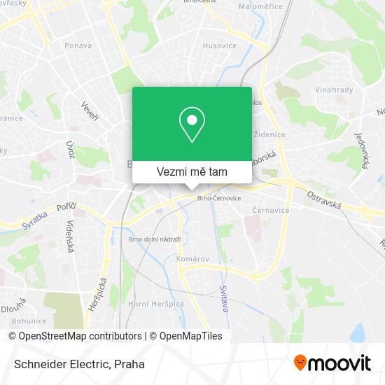 Schneider Electric mapa