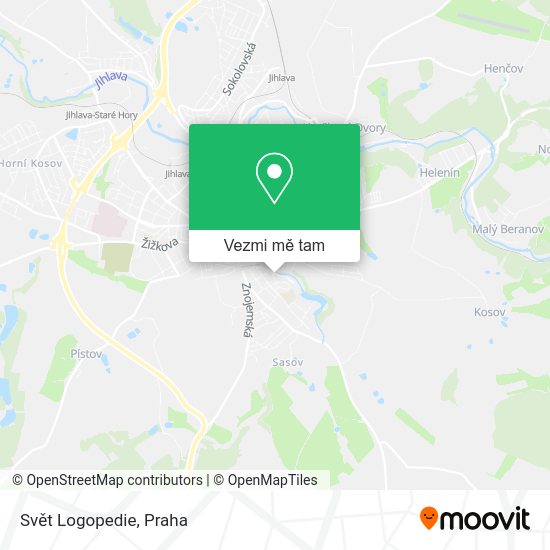 Svět Logopedie mapa