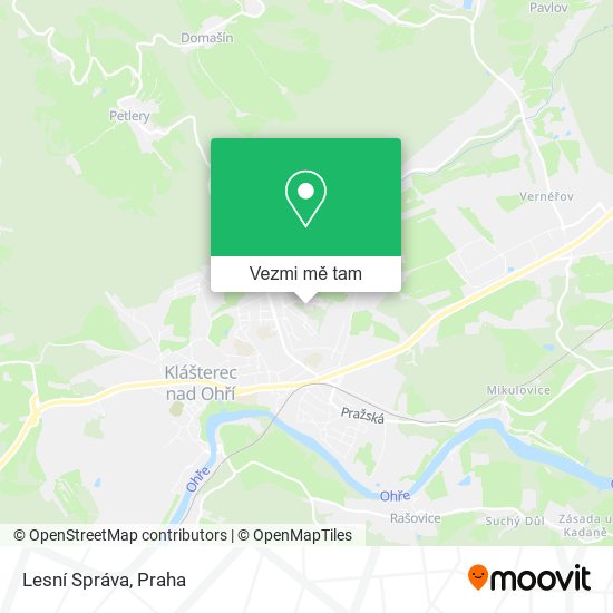 Lesní Správa mapa