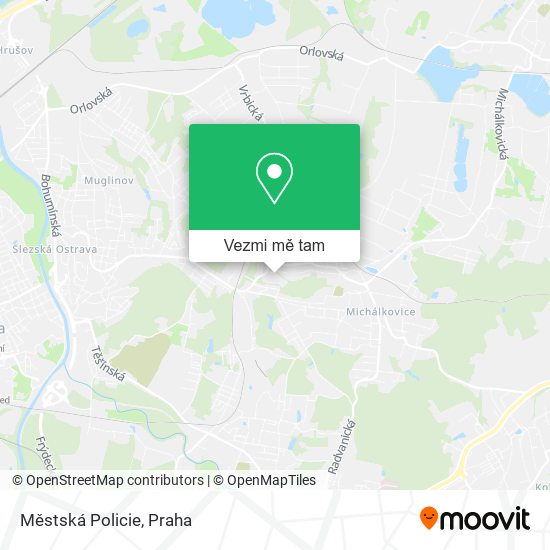 Městská Policie mapa