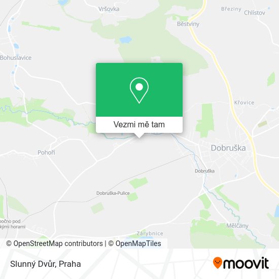 Slunný Dvůr mapa