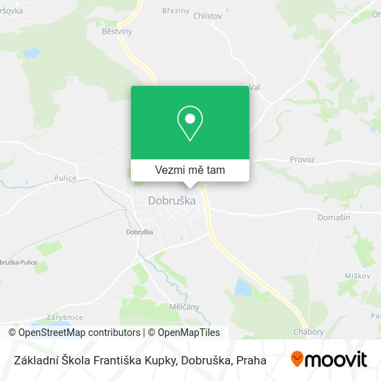 Základní Škola Františka Kupky, Dobruška mapa