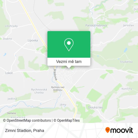 Zimní Stadion mapa
