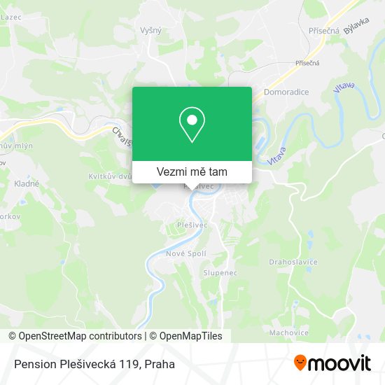Pension Plešivecká 119 mapa