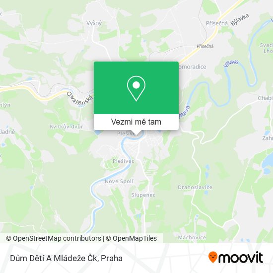 Dům Dětí A Mládeže Čk mapa