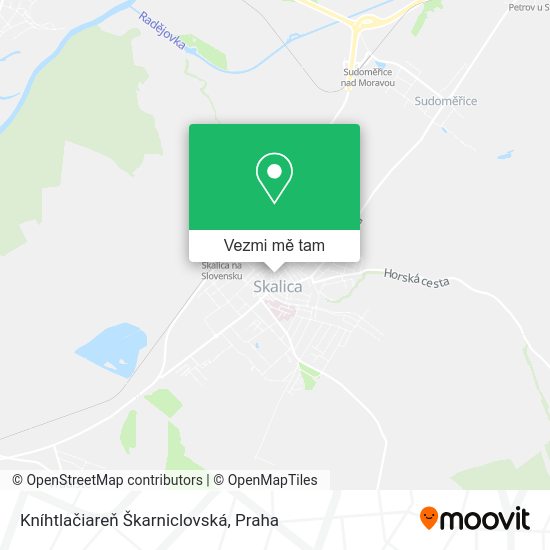 Kníhtlačiareň Škarniclovská mapa