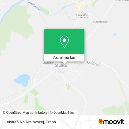 Lekáreň Na Královskej mapa