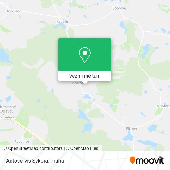 Autoservis Sýkora mapa