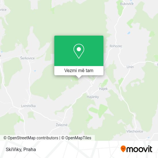 Skříňky mapa