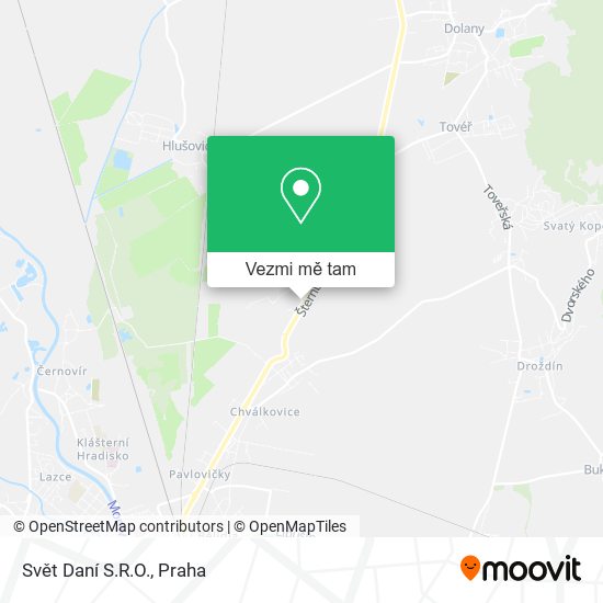 Svět Daní S.R.O. mapa