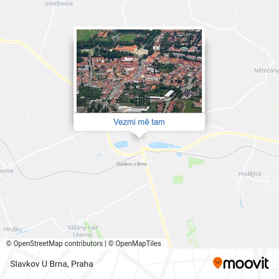 Slavkov U Brna mapa