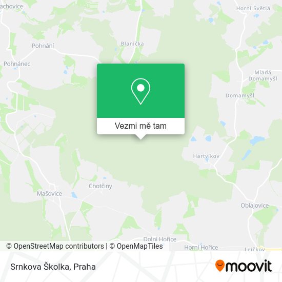 Srnkova Školka mapa