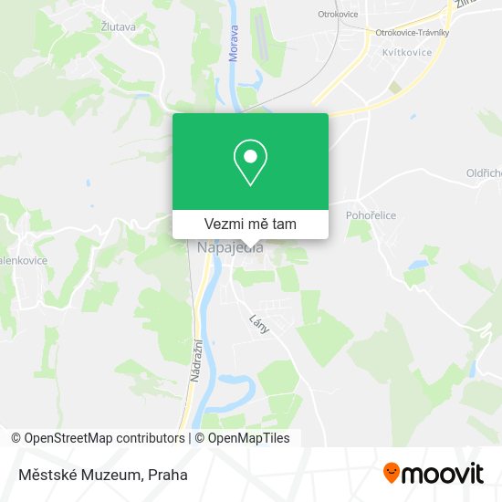 Městské Muzeum mapa