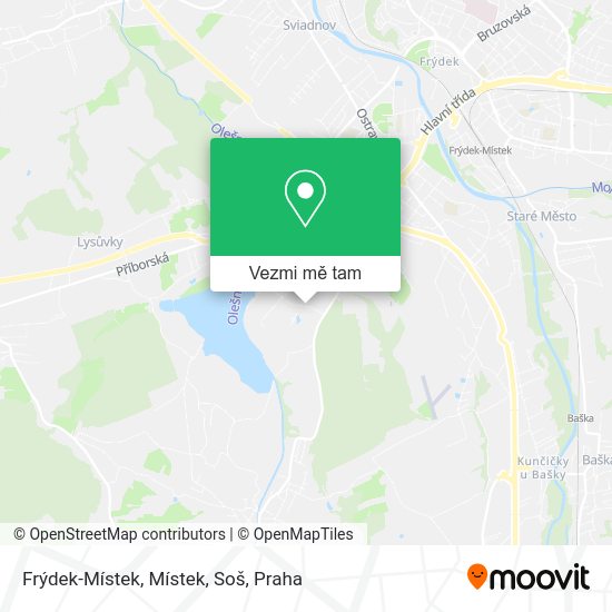 Frýdek-Místek, Místek, Soš mapa