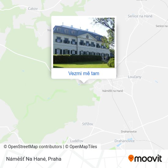 Náměšť Na Hané mapa