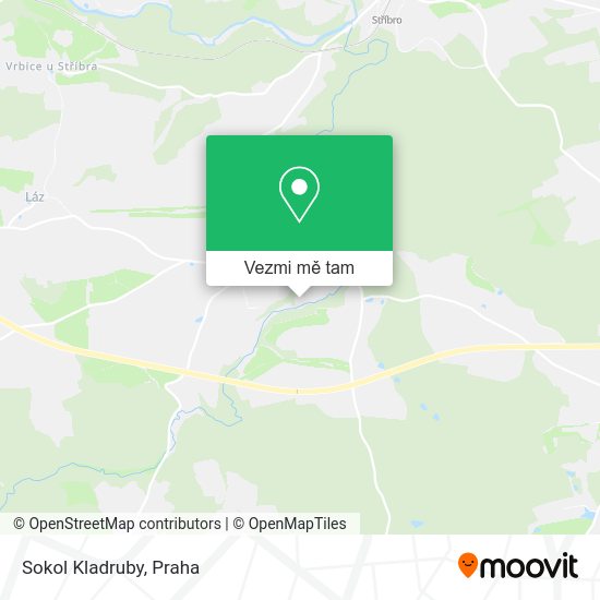 Sokol Kladruby mapa