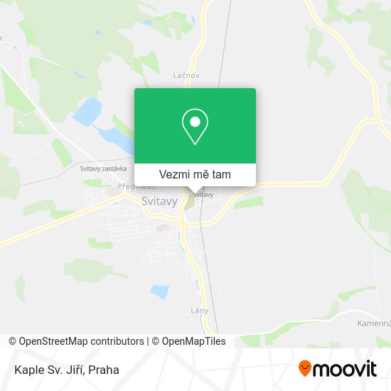 Kaple Sv. Jiří mapa