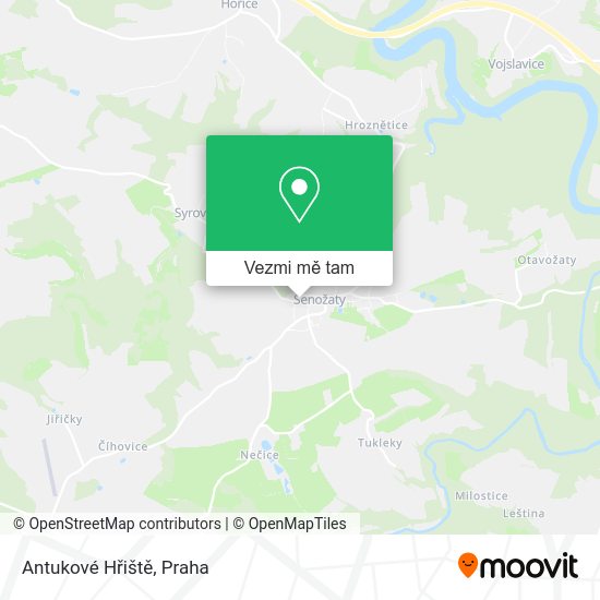 Antukové Hřiště mapa