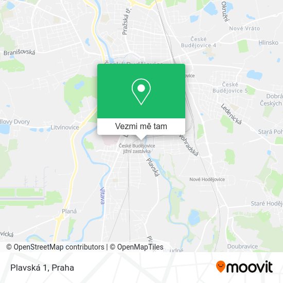 Plavská 1 mapa