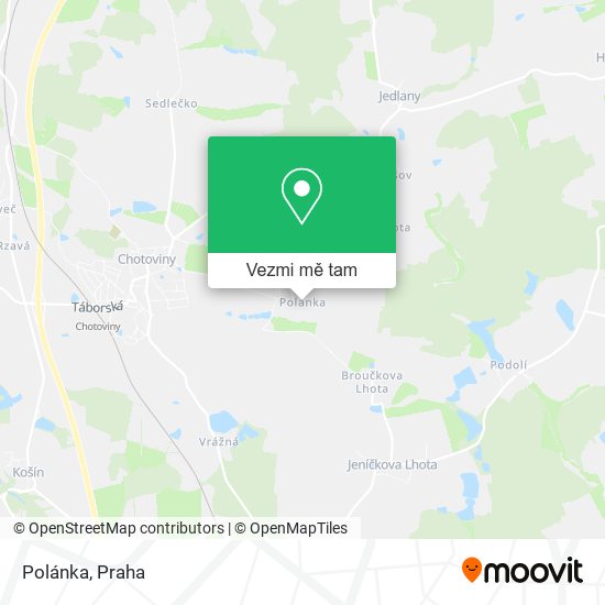 Polánka mapa