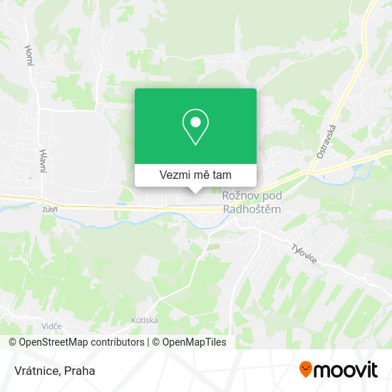 Vrátnice mapa