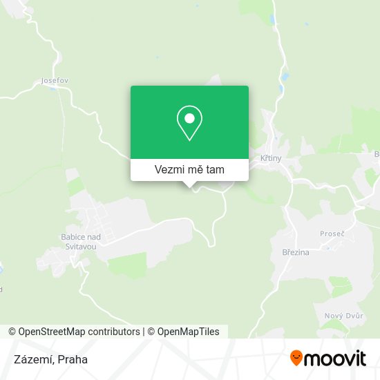 Zázemí mapa