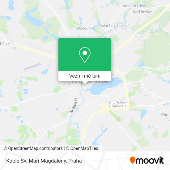 Kaple Sv. Maří Magdaleny mapa