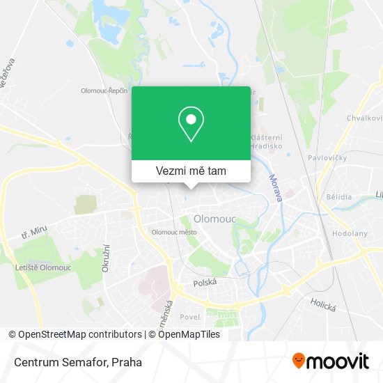 Centrum Semafor mapa