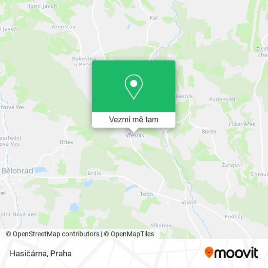 Hasičárna mapa