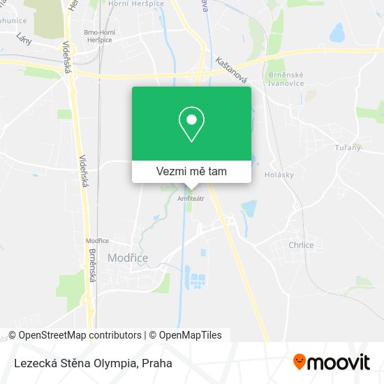 Lezecká Stěna Olympia mapa