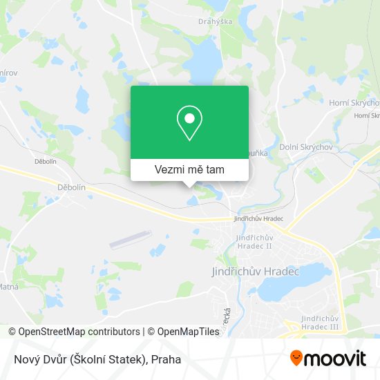 Nový Dvůr (Školní Statek) mapa