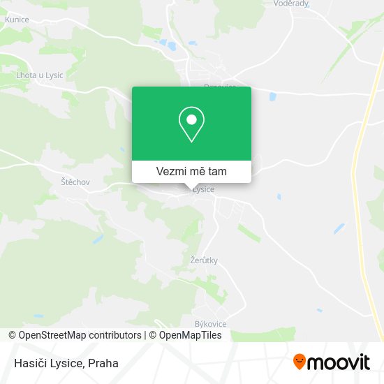 Hasiči Lysice mapa