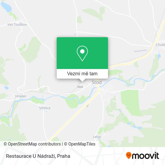 Restaurace U Nádraží mapa