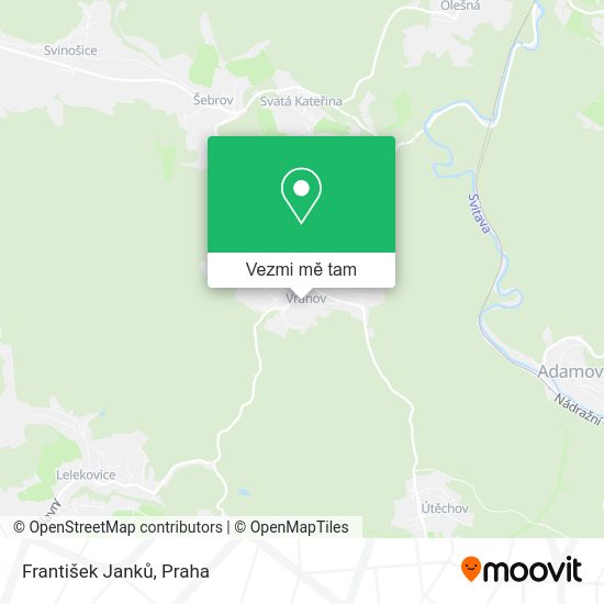 František Janků mapa