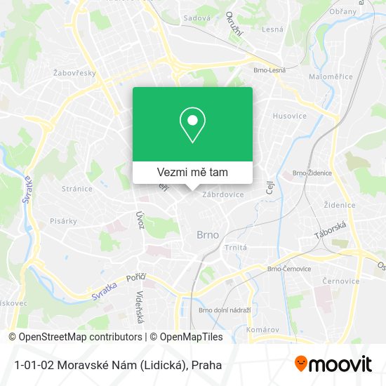 1-01-02 Moravské Nám (Lidická) mapa