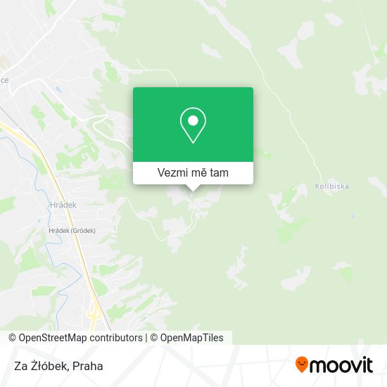 Za Żłóbek mapa